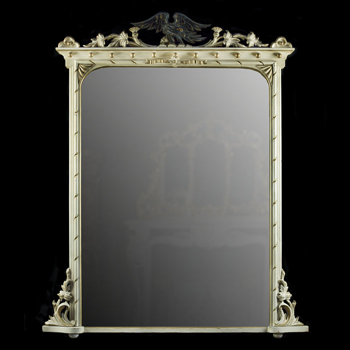 A Painted & Gilded Victorian Mirror