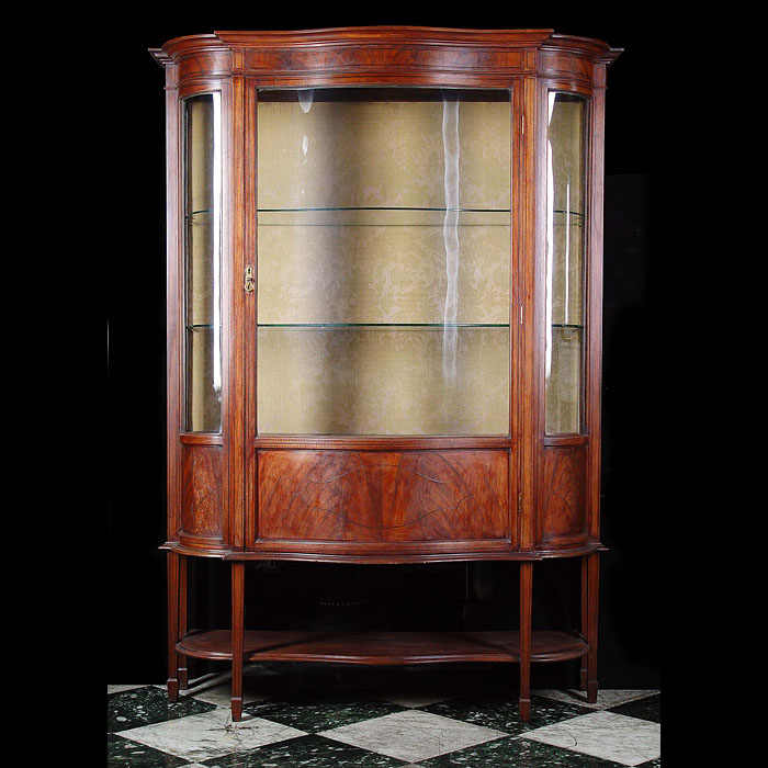  Georgian style mahogany display cabinet 
