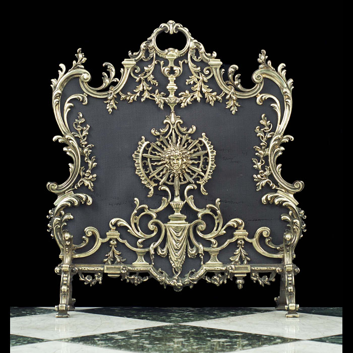 A very fine Baroque/Rococo style Antique Firescreen 