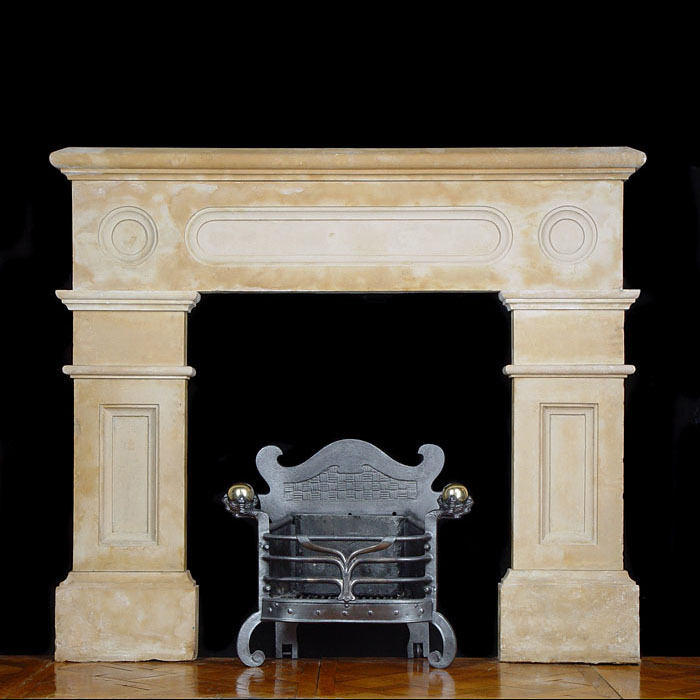 A Victorian Limestone Fireplace Surround


