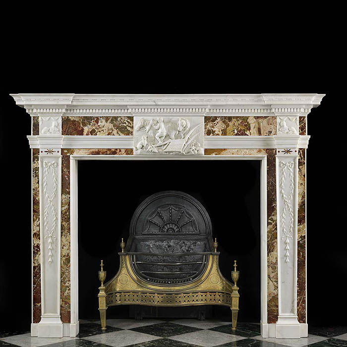 A very fine 18th Century Georgian Marble Chimneypiece 
