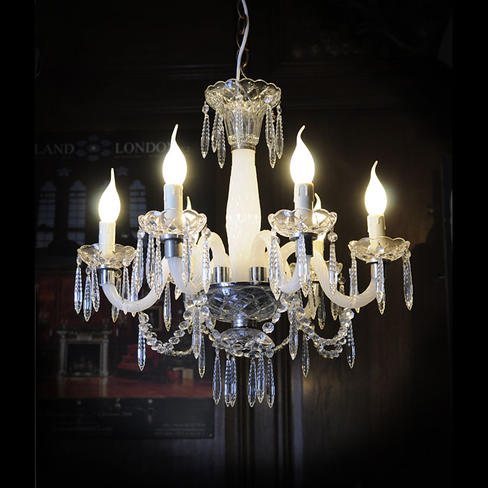 A small 20th century Murano glass chandelier