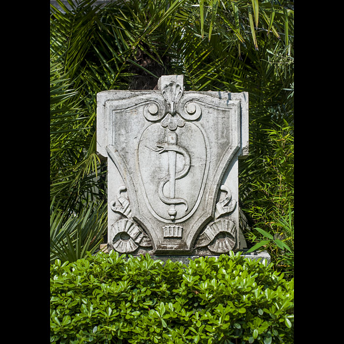 An Edwardian Portland Stone Wall Sculpture
