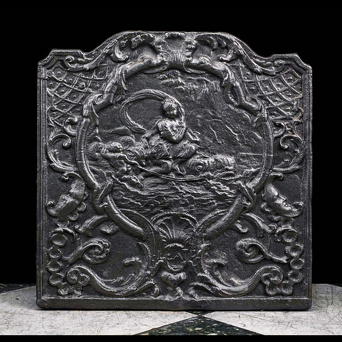 A 19th Century French Cast Iron Fireback