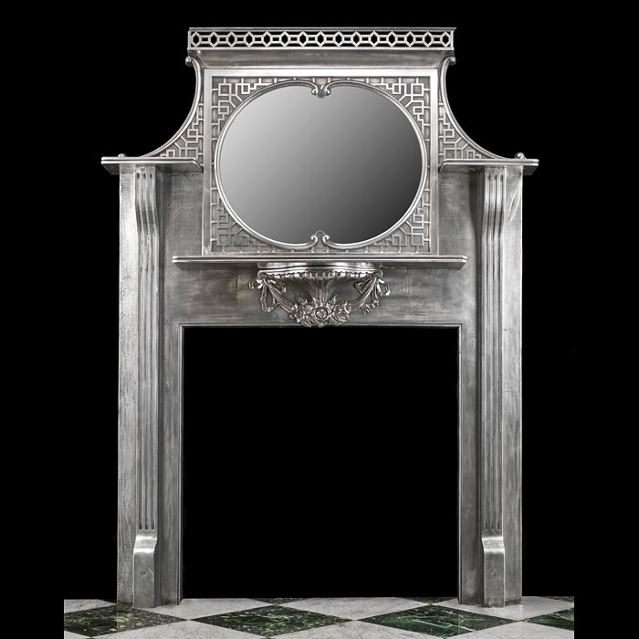 Early 20th century Cast Iron Chimneypiece