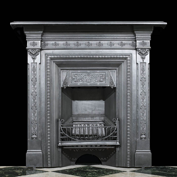 A Victorian Cast Iron Fireplace Surround