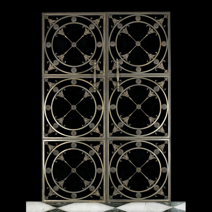 A Pair of Bronze Baltic Exchange Gates