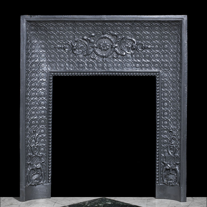  A cast iron Louis XVI decorative insert