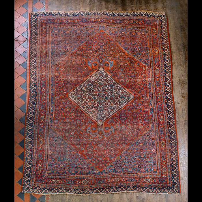 A large durable Persian Bidjar carpet