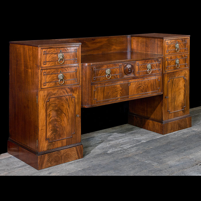 A Mahogany Pedestal Sideboard attributed to Gillow & Co