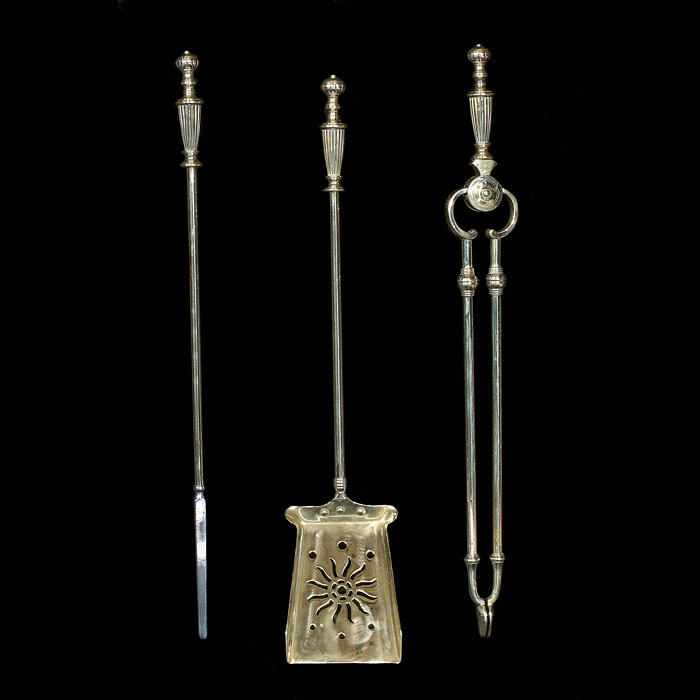  Pierced Brass Fire Tools 