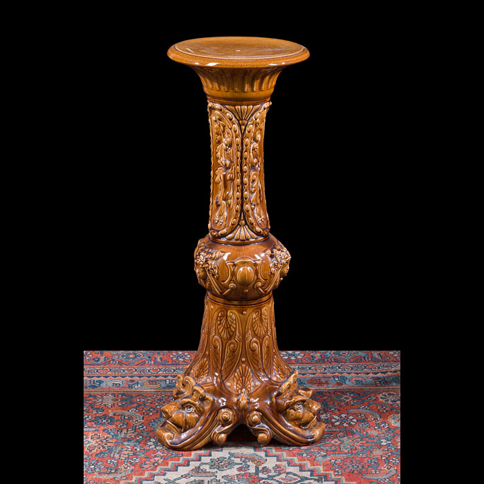  Art Nouveau Jardiniere Stand 