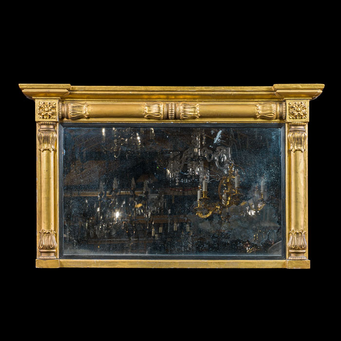 Landscape William IV Gilt Gesso Mirror 