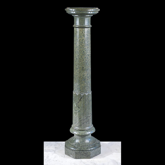 Green Marble Display Pedestal 