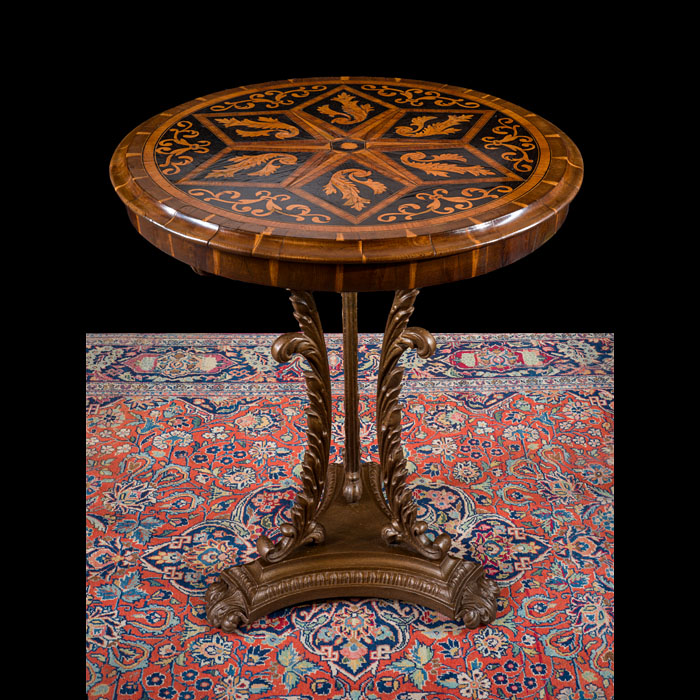 A Victorian Marquetry topped Table