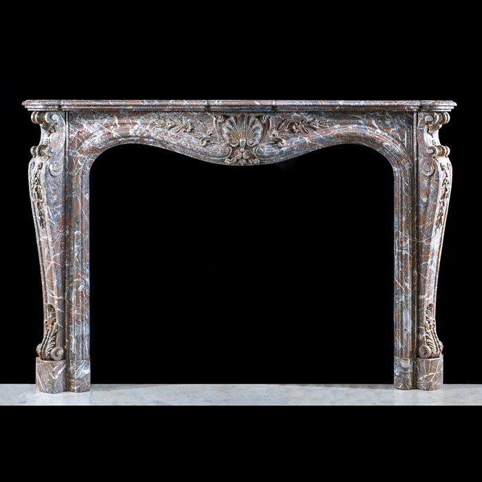 French Louis XV Languedoc Fireplace Surround 
