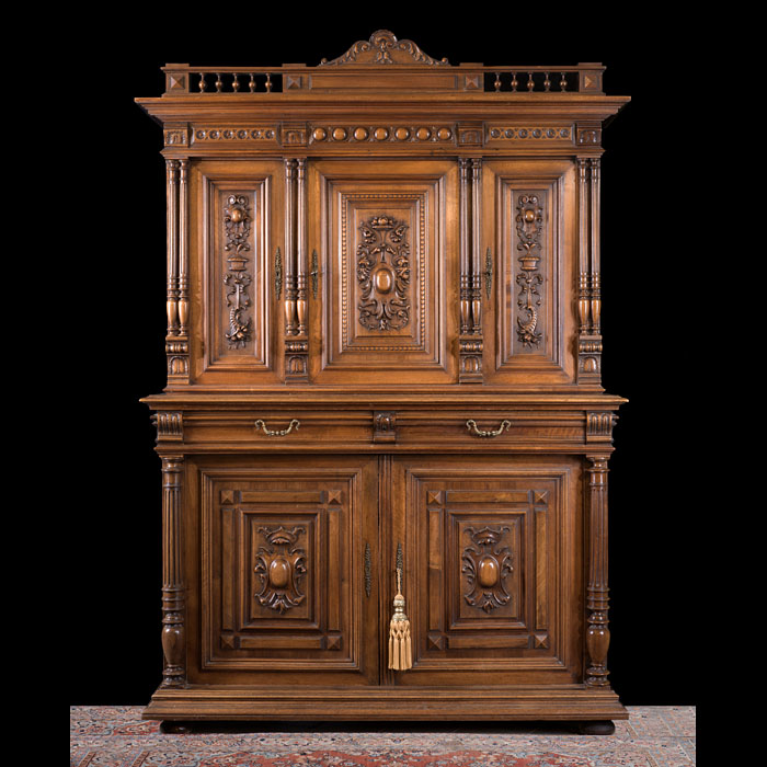 A late 19th century French Walnut Cabinet