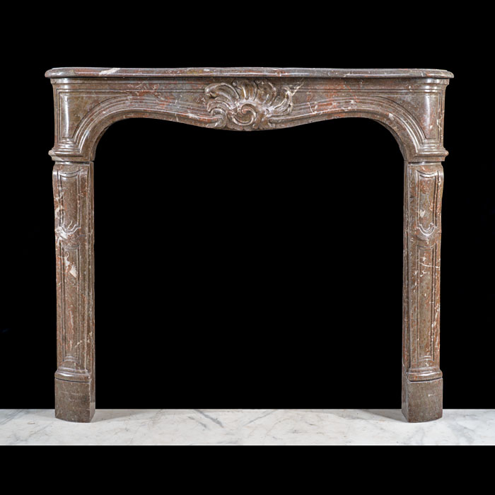 Small 18th Century Louis XV Marble Fireplace