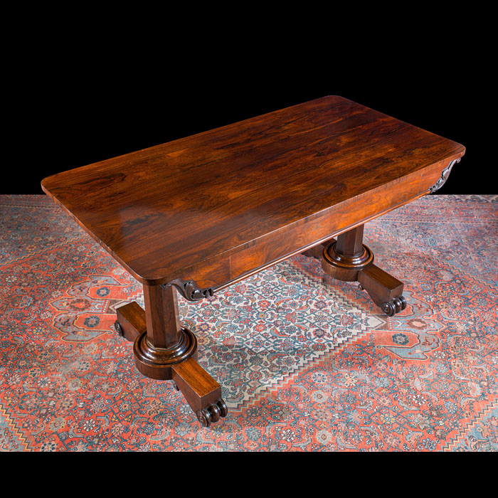 Regency Writing Table in Rosewood 