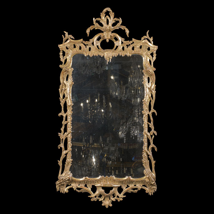 Early & Fine George III Giltwood Wall Mirror 