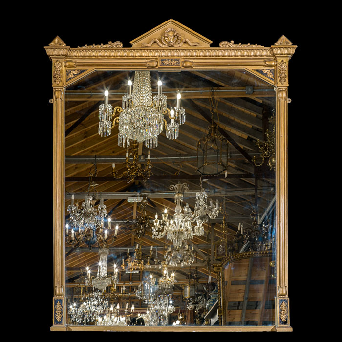 Victorian Gilt Gesso Mantel Mirror 