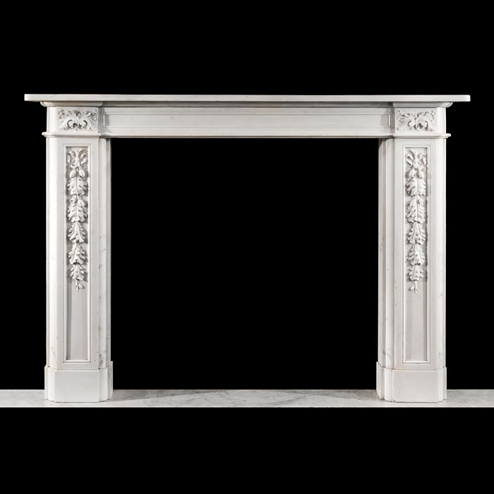 Fine Regency Chimneypiece with Oak Leaves 