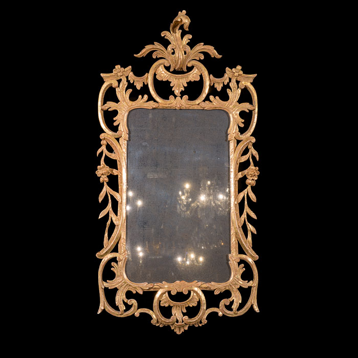George III Gilt Wall Mirror 