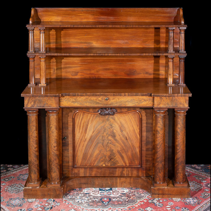 A Flame Mahogany Early Victorian Chiffonier