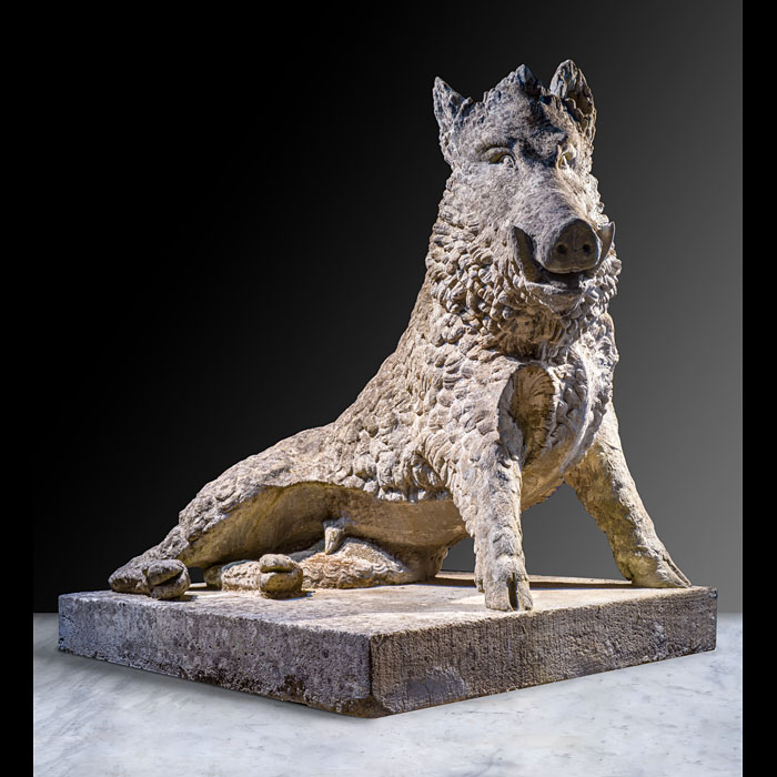 Monumental Uffizi Boar by Austin and Seeley 