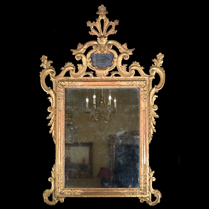  Fine 18th century Venetian Giltwood Mirror 