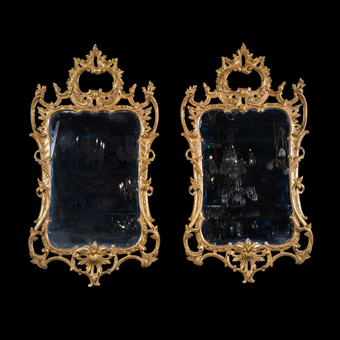 Fine Pair of George III Wall Mirrors 