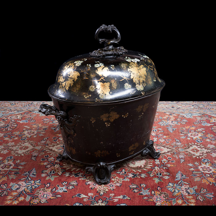 Victorian Toleware Coal Bucket 