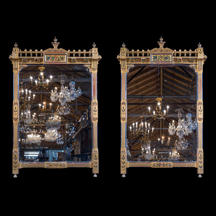 A Pair of Victorian Aesthetic Movement Wall Mirrors
