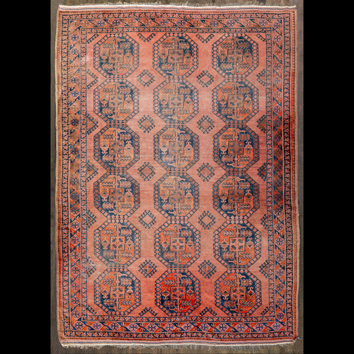  Large Antique Ersari Afghan Carpet 
