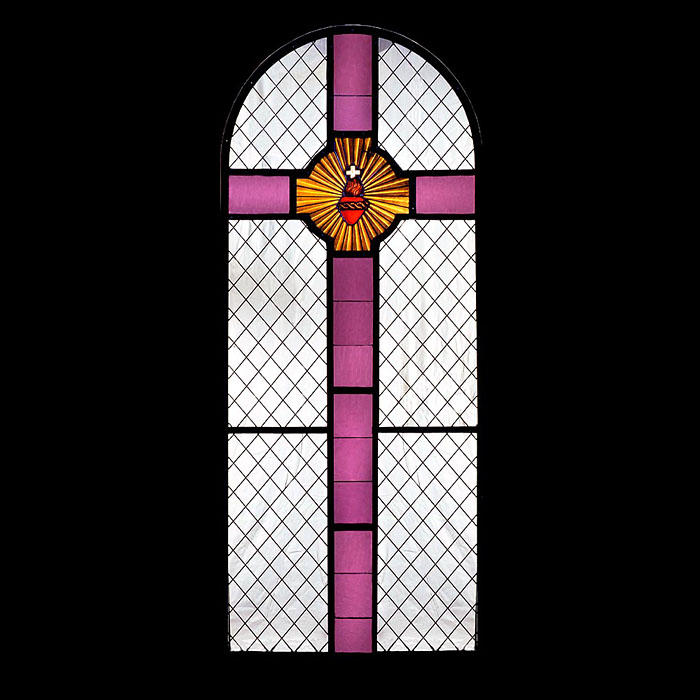 A Victorian Stained Glass Panel or Window

