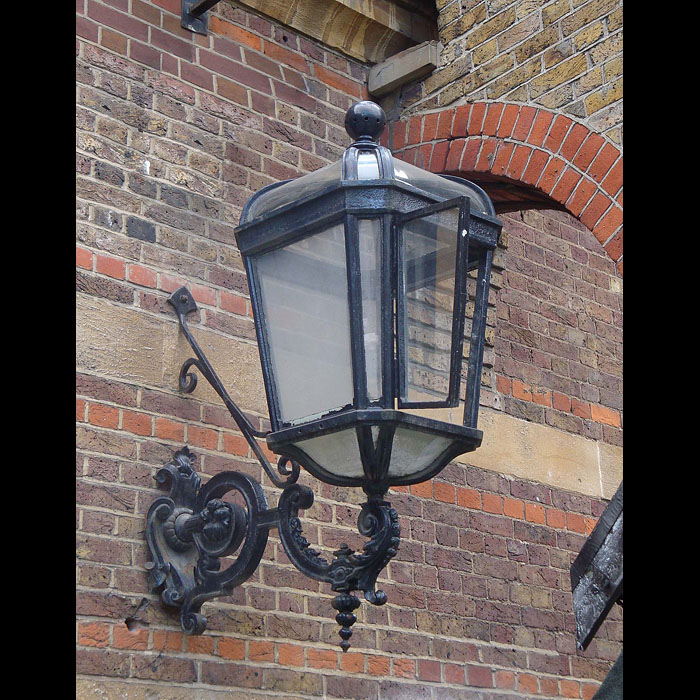 Antique pair of Wall Lanterns in the Baroque manner
