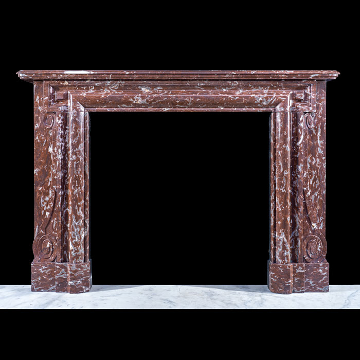 Grand Bolection in Rouge Royale Marble 