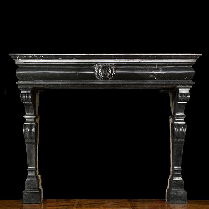 Baroque Fossil Stone Fireplace Mantel