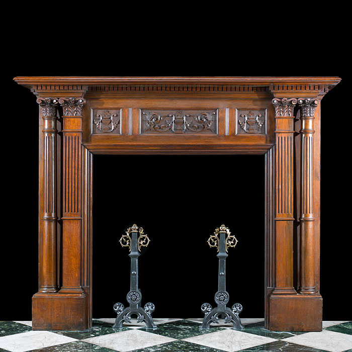  A Renaissance Style Oak Chimneypiece 