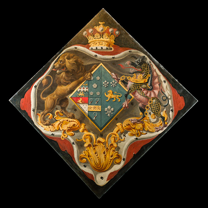 A John Baker- Holroyd Armorial Hatchment