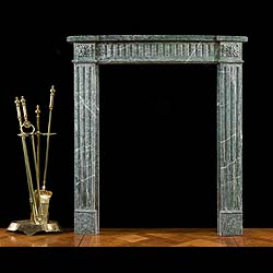 A Louis XVI Campan Marble Antique Fireplace 